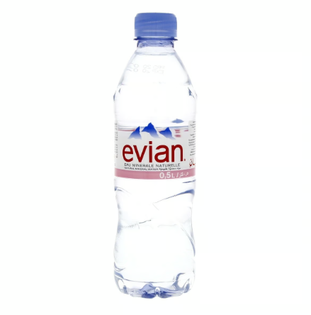 Evian Natural Mineral Water 500ml NATURAL-LOCAL