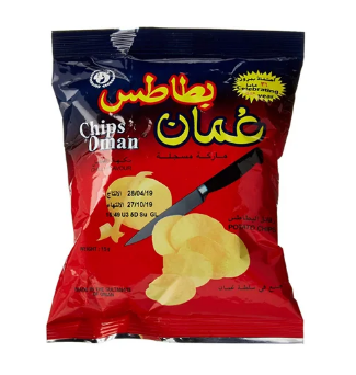 Chips Oman Chili Potato Chips 22gm