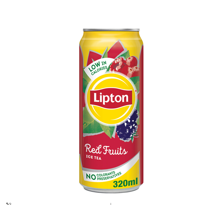 Lipton Red Fruits Iced Tea - colors free, preservatives free 320ML