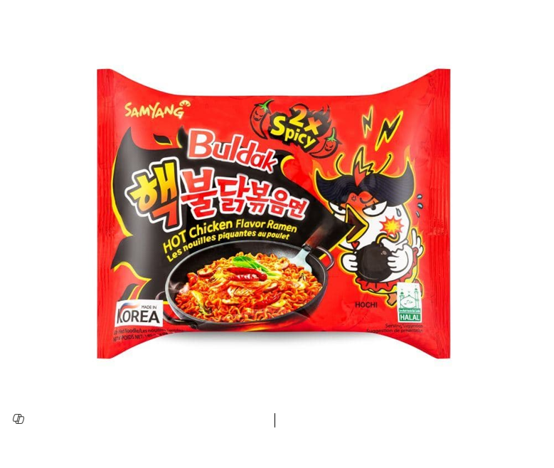 Samyang Buldak 2x Spicy Instant Ramen Noodles Hot Chicken Flavor