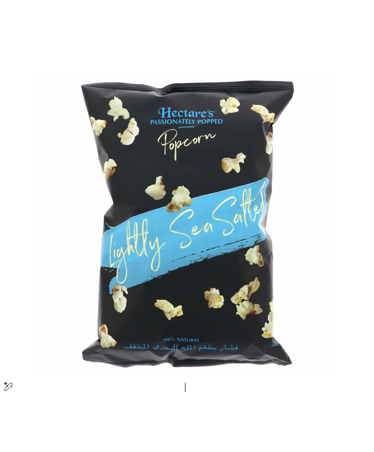 Hectare's Popcorn Lightly Sea Salted Flavor - GMO free, MSG free, gluten free 65GM