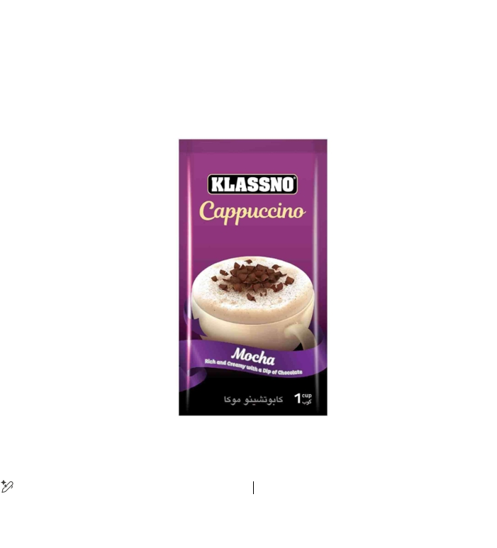 Klassno Cappuccino Mocha Instant Coffee Sachet