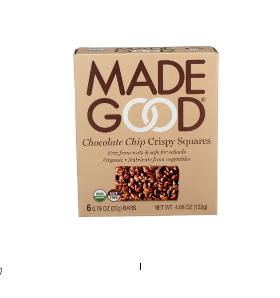 MADE GOOD CRISPY SQUARE CHOCOLATE CHIP