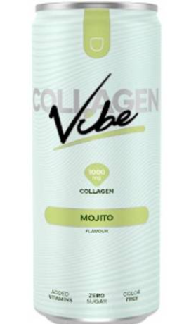 Nanosupps Vibe 1000mg Collagen Supplement Drink Mojito Flavor with Vitamins - color free