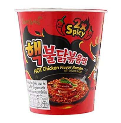 Samyang Spicy Instant Ramen Noodles Chicken Flavor CUP