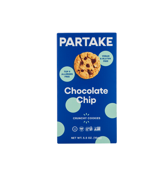 PARTAKE CHOCOLATE CHIP CRUNCHY COOKIES