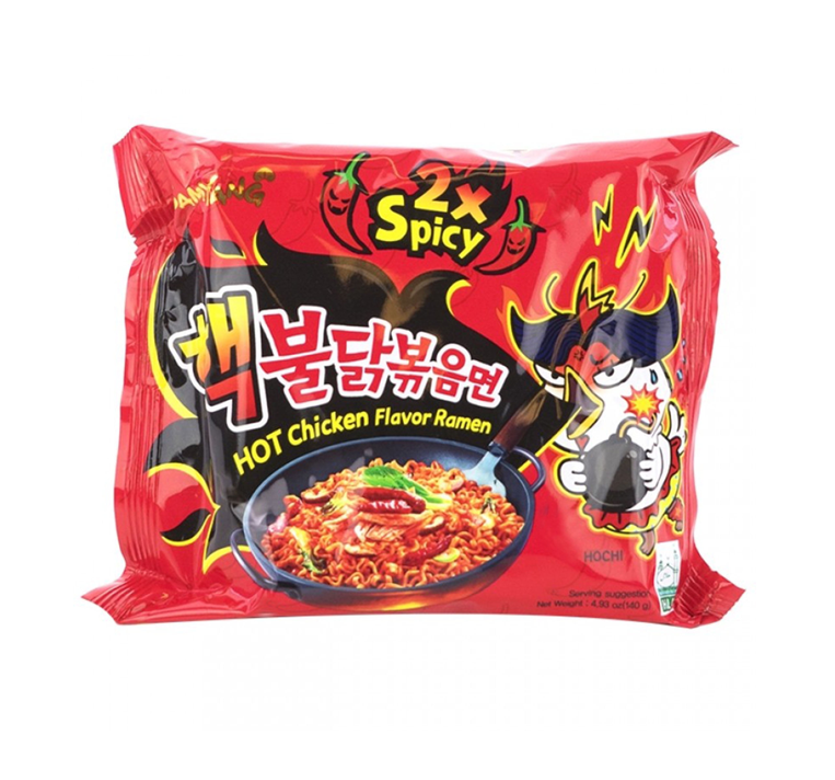 Samyang Instant Noodles Extremely Spicy Chicken Flavor