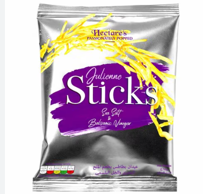 Hectare's Passionately Cooked Julienne Potato Sticks with Sea Salt & Balsamic Vinegar - MSG free, GMO free 70gm