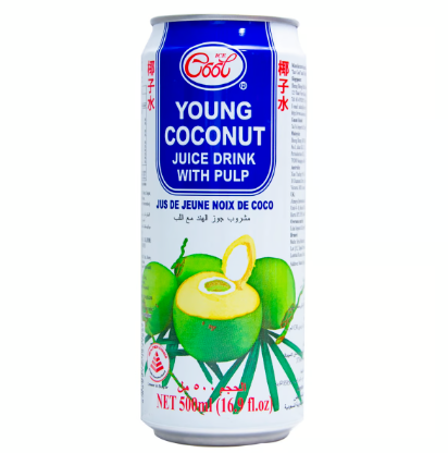 Ice Cool Young Coconut Juice with Pulp 500ML