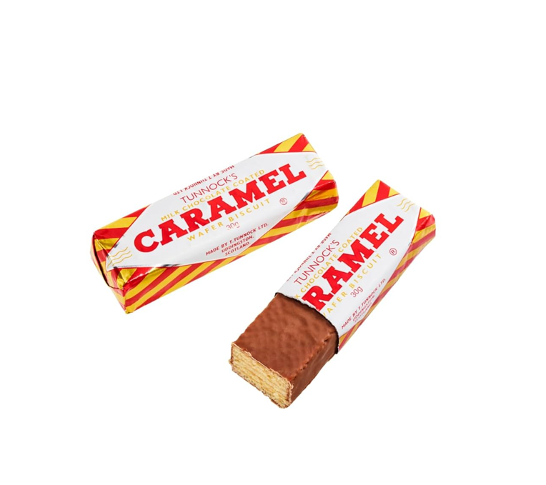Tunnock's Real Milk Chocolate & Caramel Wafer Biscuits