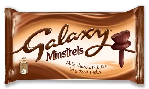 Galaxy Minstrels Milk Chocolate Bites in Glazed Shells 42gm