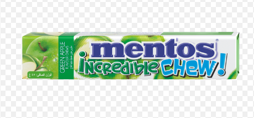 Mentos Incredible Chew Green Apple Flavor