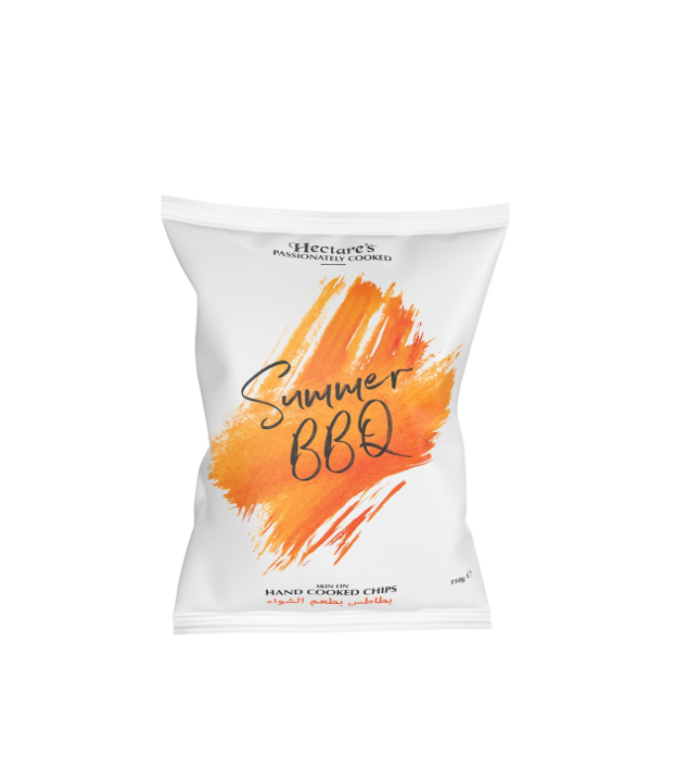 Hectare's Hand Cooked Summer Bbq Skin-On Potato Chips 150gm