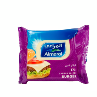 Almarai Full Fat Processed Cheddar Burger Cheese (10 Slices)