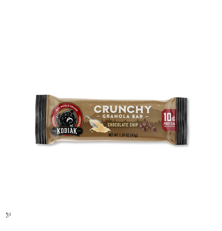 KODIAK CRUNCHY GRANOLA BAR CHOCOLATE CHIP