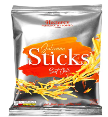 Hectare's Passionately Cooked Sweet Chili Julienne Potato Sticks - MSG free, GMO free, gluten free 70gm