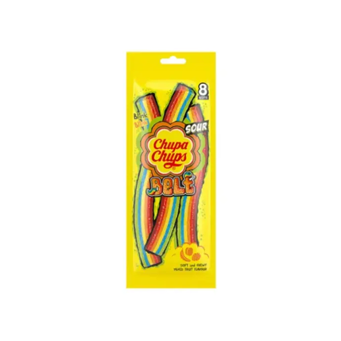 Chupa Chups Sour Belt Mixed Fruit Flavor