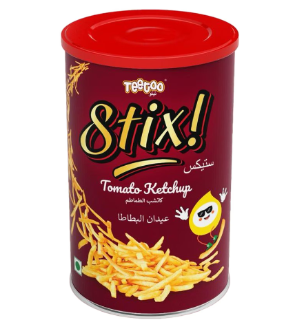 Teetoo Stix Tomato Ketchup Potato Sticks - vegetarian