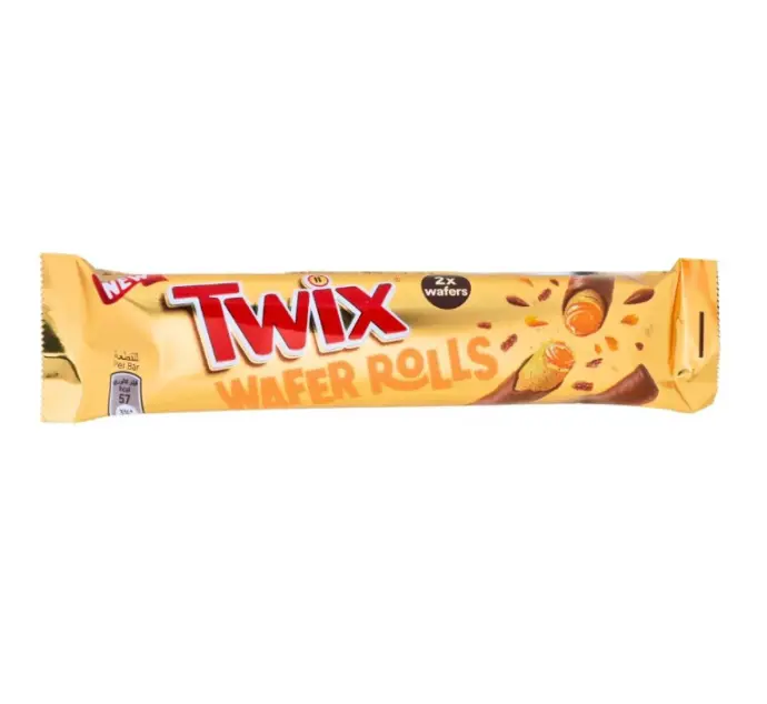 Twix Wafer Rolls Coated with Chocolate 22.5G