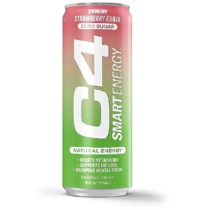 C4 Smart Energy Drink Strawberry & Guava Flavor - sugar free