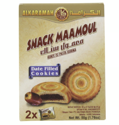 Al Karamah Snack Maamoul Date Filled Cookies (2 Pieces)
