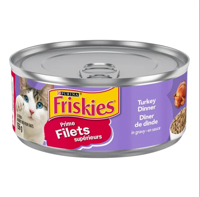 Purina Friskies Prime Filets Wet Cat Food with Turkey in Gravy 156g