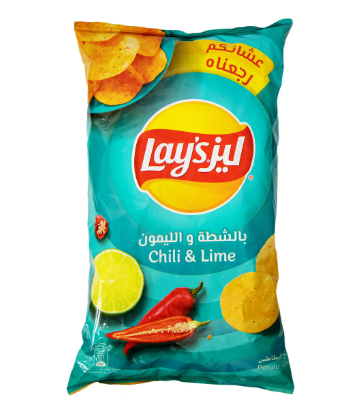 Lay's Chili & Lime Potato Chips 48GM