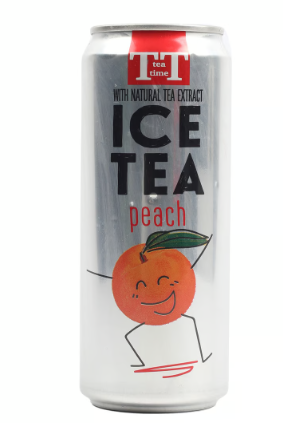 TEA TIME ICE TEA PEACH ZERO 330ML