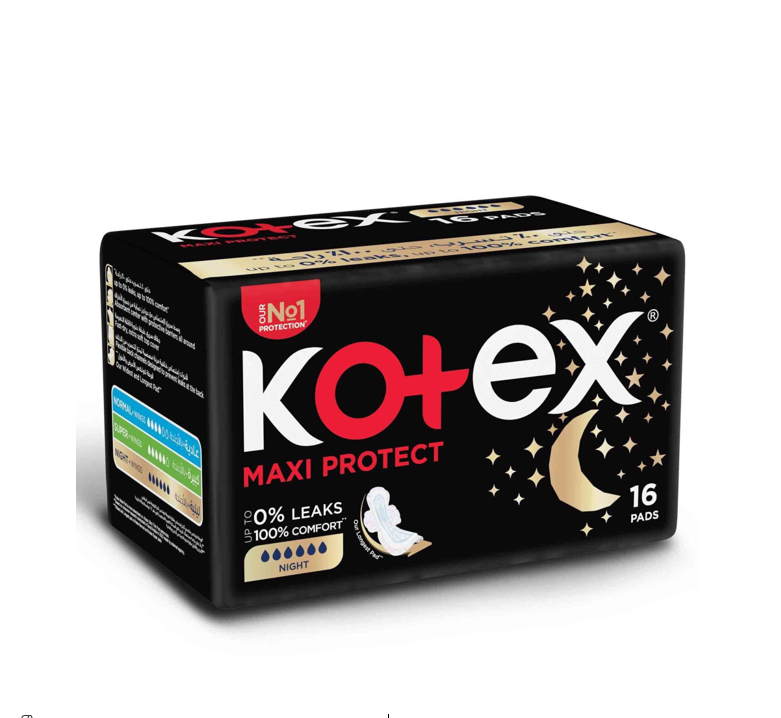 Kotex Maxi Protect Night Pads with Wings