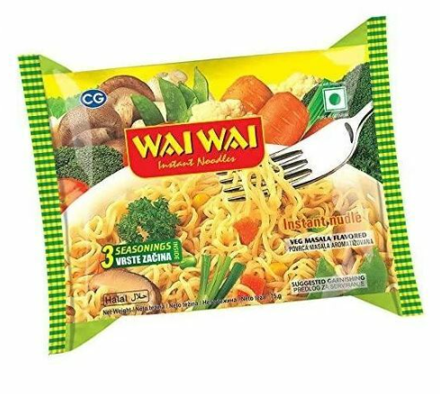 Wai Wai Instant Noodles Vegetable Flavor