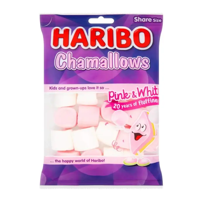 Haribo Chamallows Pink & White Marshmallows 70g