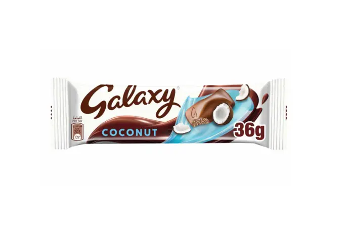 Galaxy Milk Chocolate Bar with Coconut Filling 36g