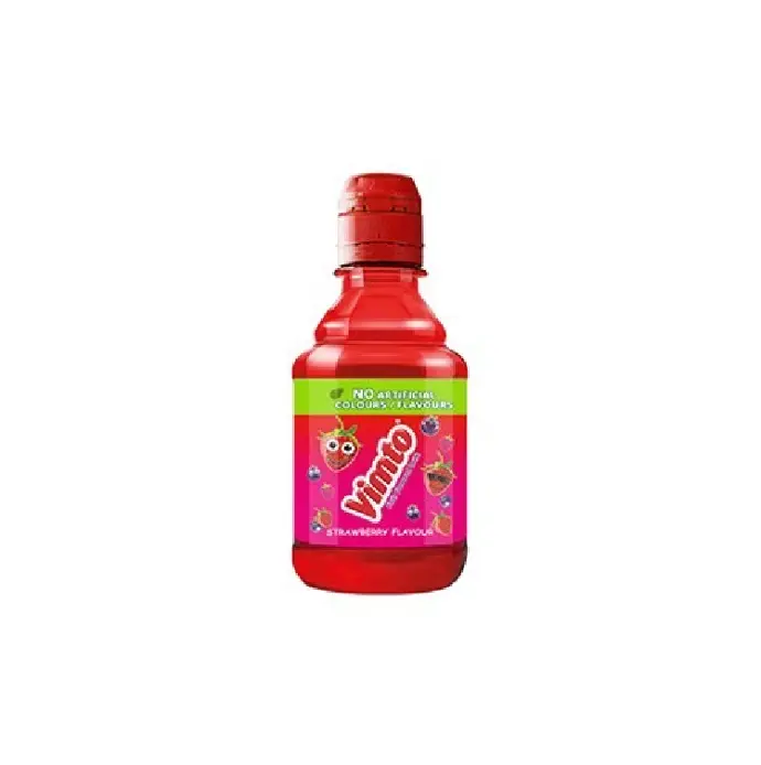 Vimto Long Life Strawberry Drink - artificial flavors free, artificial colors free 250ml