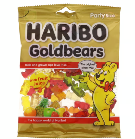 Haribo Goldbears Gummy Candies Assorted Fruit Flavors