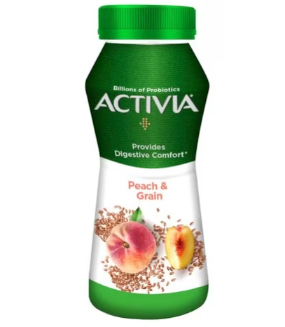 ACTIVIA YOGHURT GO PEACH & GRAIN 180ML