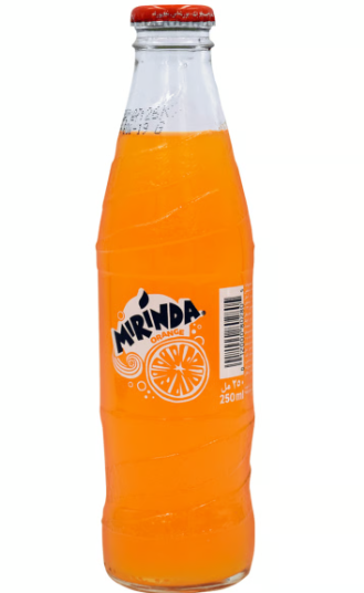 Mirinda Orange Glass Bottle