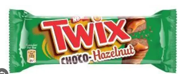 Twix Twin Chocolate Bar with Hazelnut