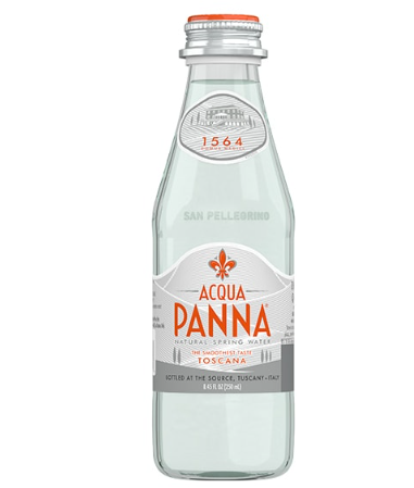 Acqua Panna Natural Mineral Water Glass Bottle 250ml