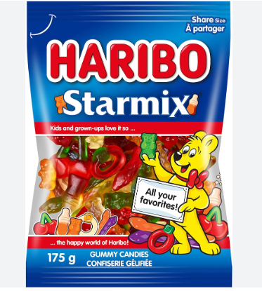 Haribo Starmix Gummy Candies - artificial color free