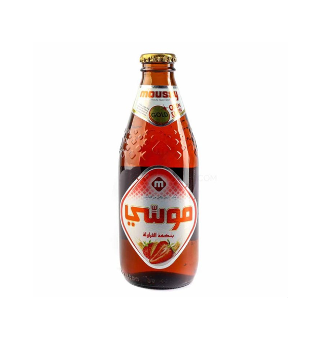 Moussy Non-Alcoholic Malt Beverage Strawberry Flavor 330ml