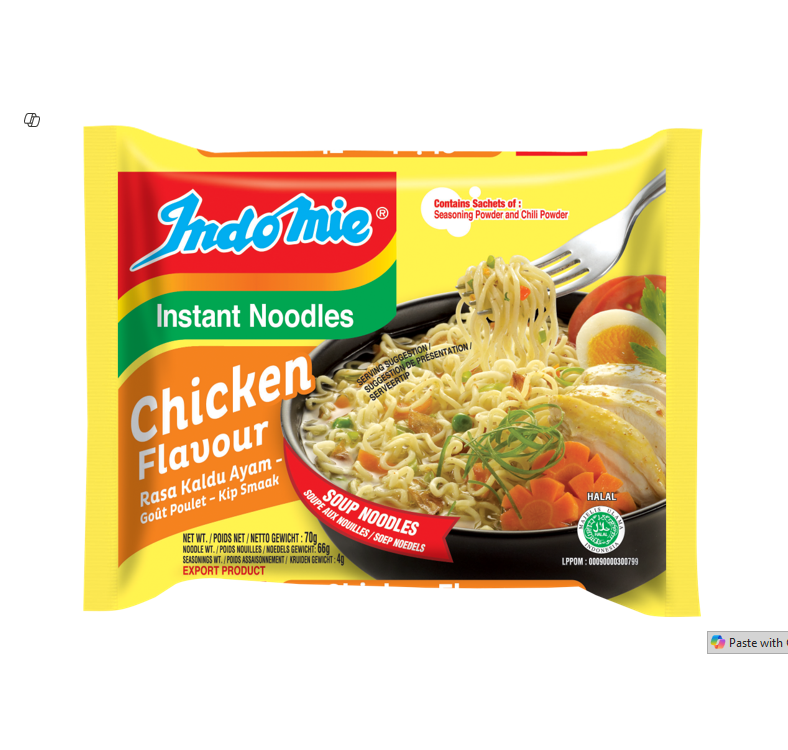Indomie Instant Noodles Chicken Flavor 70GM