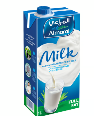 Almarai Long Life Full Fat Milk - preservatives free