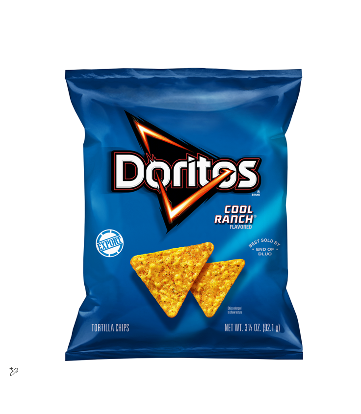 Doritos Cool Ranch Tortilla Chips 3.25