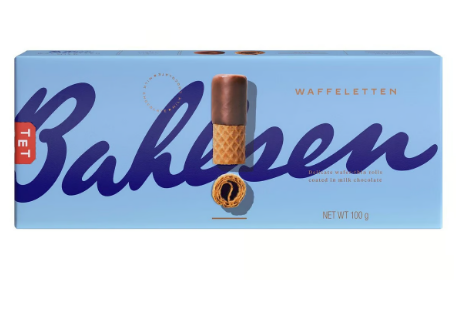 Bahlsen Waffeletten Milk Chocolate Coated Wafer Rolls 100g