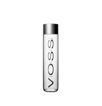 Voss Sparkling Water Glass Bottle 375ml