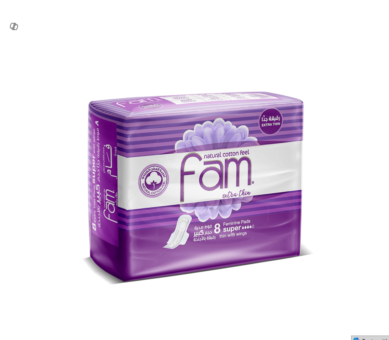 Fam Extra Thin Super Pads with Wings 8pads