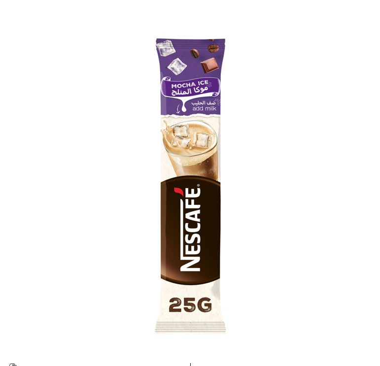 Nescafé Mocha Ice Instant Coffee Mix Sachet - no added artificial flavors, no added artificial preservatives
