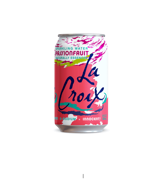 La Croix Sparkling Water Passion Fruit Flavor 355ml - calorie free, sweeteners free, sodium free