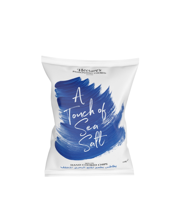 Hectare's Hand Cooked Skin-On Sea Salt Potato Chips 150gm