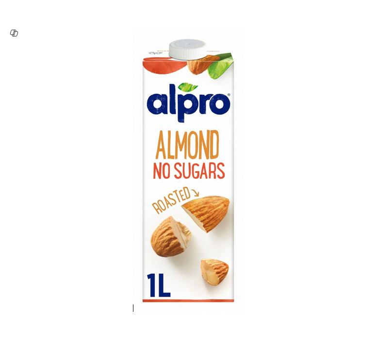 Alpro Roasted Almond Drink - vegan, gluten free, preservatives free
